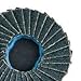Dynabrade Coated Alumina Zirconia Flap Disc - 40 Grit - 3 in Dia - 90924 [PRICE is per DISC]
