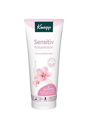 Kneipp Sensitiv balsam do ciała – balsam do ciała z ekologicznym ekstraktem z kwiatów migdałów do skóry wrażliwej, szybko się wchłania, lekka tekstura nadaje skórze aksamitnie miękkie i zadbane