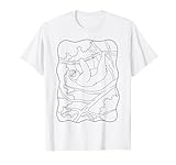 T-shirt da dipingere per disegni e colorazioni per
