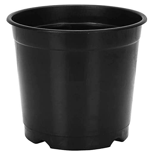 Fair Garden Solution Small Black Planter for Plants Best for Indoor