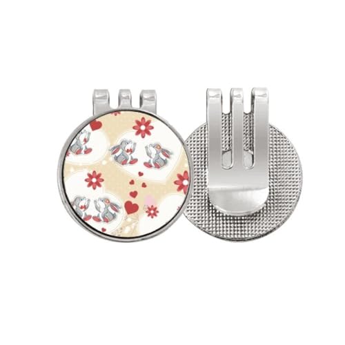 Marqueur de balle de golf motif lapin, une idée cadeau originale pour golfeur