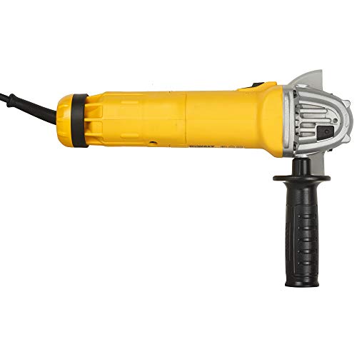 Image of DEWALT DWE8300S 1010W 100mm Heavy Duty Small Angle Grinder (Black & Yellow)