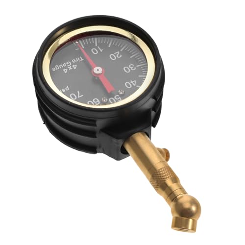 PRETYZOOM Tire Pressure Gauge Tire Pressure Tire Air Pressure Gauge Tire Gauge for Car Tire Deflators Kit Air Gauge Tire Pressure Tire Deflation Tool Tire Pressure Checker Brass