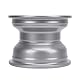 18x9.50 8 ATV Rad Rand Hochfestigkeit Aluminiumlegierung 8 Zoll Rim Hub Go Karts Carts Silber (Drei Loch (Lochabstand: 78 mm / 3.07in))