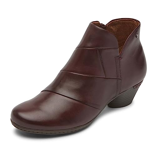 Cobb Hill Femme Laurel New Bottines, Cuir Rouge, 36.5 EU
