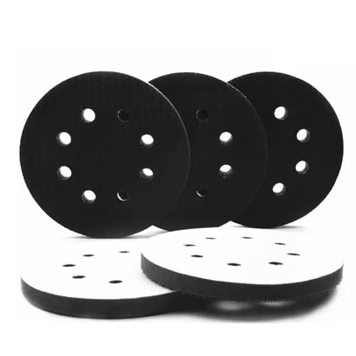 4pcs Tampon Interface 125mm, Tampon Interface en Éponge, Tampons de Ponçage pour Tampon de Ponçage Pneumatique et Électrique Machine de Polissage et...