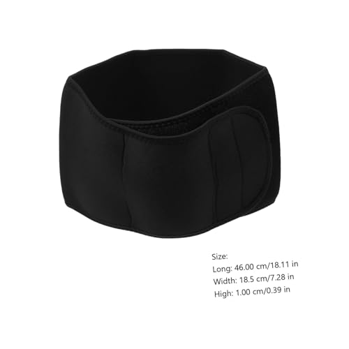 Faja deportiva de soporte lumbar y abdomen negro miniatura 2