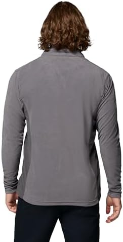 Columbia Meio zíper masculino Klamath Range II, Cinza cidade