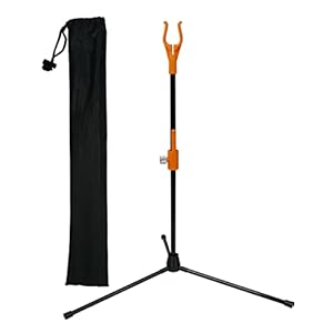 longbowmaker Archery Bow Stand Recurve Bow Compound Bow Stand Rack Holder 48cm Height