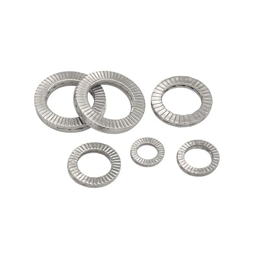 2�`10�� M4 M5 M6 M8 M10 M12 �_�u���f�b�L�Z���t���b�N���b�V���[ 304�X�e�����X�X�`�[�� �E�F�b�W���b�N �ɂ��ϏՌ��K�X�P�b�g(M8 5PCS)