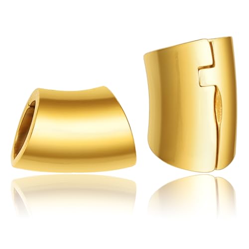 LADEMAYH 2Pcs Ear Weights for Stretched Ears Gauges Body Jewelry,...