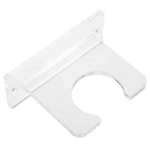 Sosoport Acrylic Baseball Bat Holder Wall Bracket Vertical Softball Display Stand with Strong Load Bearing Capacity Easy to Clean for Home Stadium Locker Use