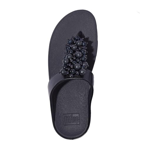 Image of FitFlop Fino Bauble-Bead Toe-Post Sandals