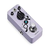 LEKATO Pedal Looper de Bateria, Máquina de Ritmos com 20 Minutos de Loop, 16 Grooves de Bateria, 3 Modos, Tap Tempo, Overdubs com O Micro Looper, Mini Pedais Looper para Guitarra Elétrica