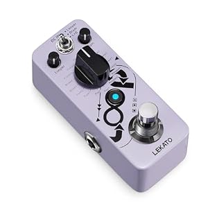 2 IN 1 Looper Drum: LEKATO Looper Pedal designed with 3 modes: Looper/ Drum/ Looper+Drum, Mini Looper Drum machine in one pedal allows independent or combined operation. Independent playback level controls for LOOPER and DRUM. 16 Drum Grooves: 8 drum...