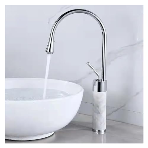 Robinet de lavabo salle de bains pivotant pour routine matinale