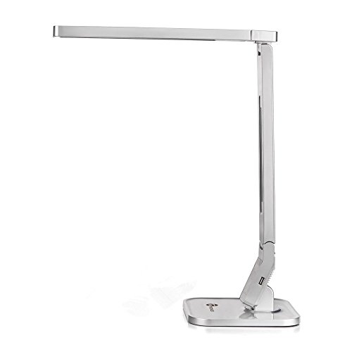 TaoTronics TTDL07 Dimmable Rotatable LED Desk Lamp(Silver, 4 Lighting