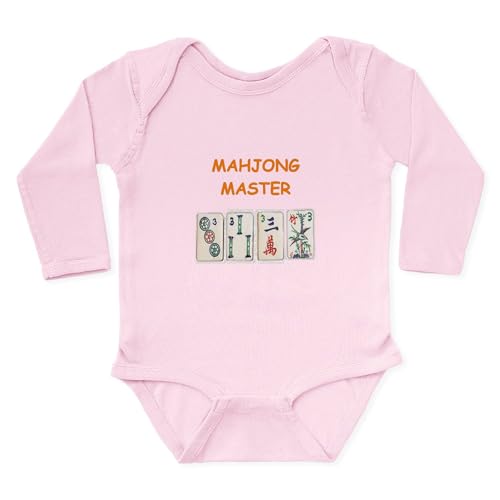CafePress Mahjong Body Suit Cute Long Sleeve Infant Baby Bodysuit Romper
