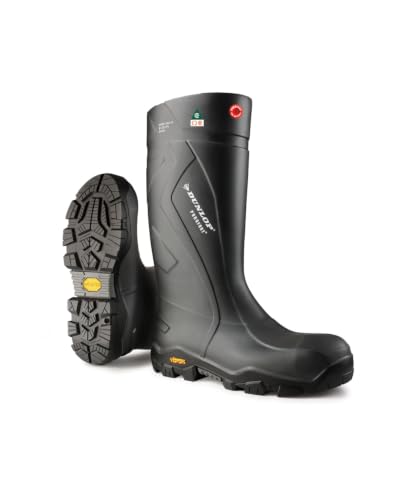 Image of DUNLOP Purofort+ Expander Full Safety with Vibram Sole, Black