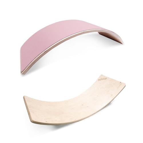 MAMOI® Planche equilibre pour enfant, Balance board, Planches d'équilibre, Jeu équilibre de proprioception en bois, Jeux motricité 1 an 2/