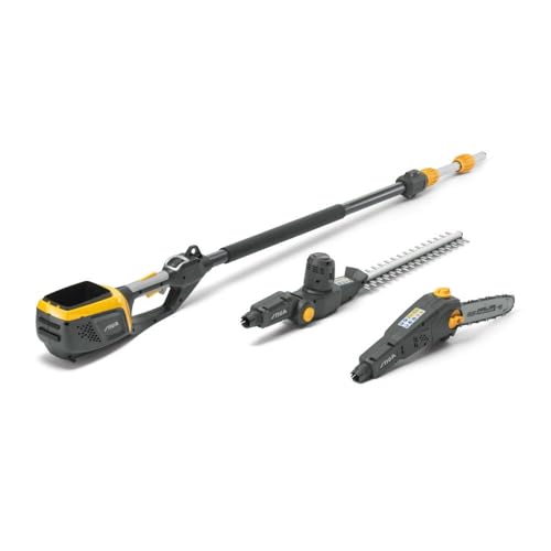 STIGA MT 500e Akku-Multitool: Heckenschere & Hochentaster, 46 cm...