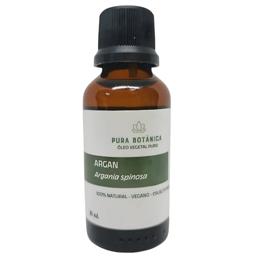 Óleo Vegetal de Argan 100% Puro e Natural, Massagem, Aromaterapia, Cabelo Pura Botânica