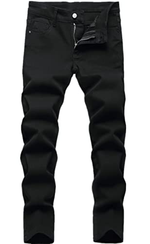 FREDD MARSHALL Boy's Skinny Fit Stretch Ripped Destroyed Distressed Fashion Kids Denim Jeans Pants