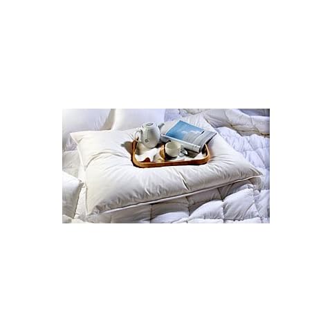 Oversized Overfilled Down Slumber Pillow 31 " X 40 ", 600+ Fill Power, Imported Cover