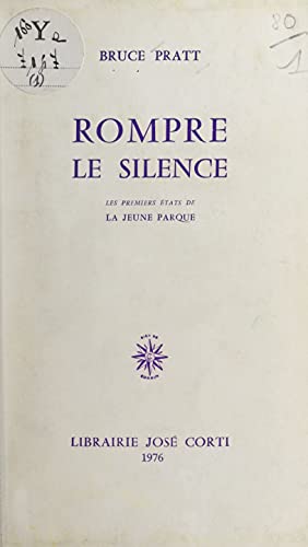 Les premiers états de La Jeune Parque (1): Rompre le silence