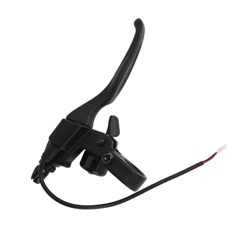 Levier de Frein Trottinette Gauche, 2PIN Ergonomique avec Cloche Installation Facile, Poignée de Frein Scooter en Alliage d'Aluminium for Adultes Enfants en Ville Parcs et Voyages