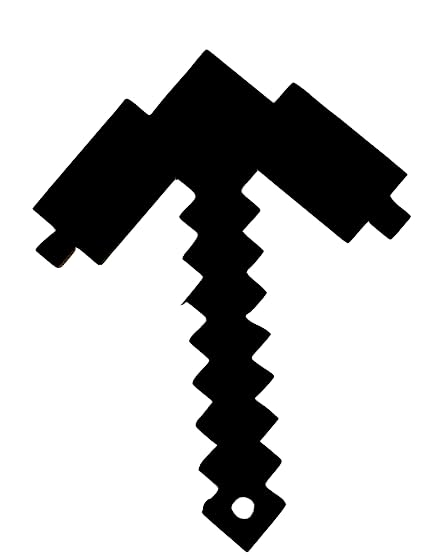 CERO 3D Printed Minecraft Pick Axe for Kids and Adults (Black PLA) (B0CW1HND13) Amazon Price History, Amazon Price Tracker