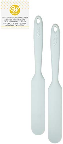 Wilton W30217 Mini+Silicone+Icing+Spatulas+2%2Fpkg-Baby+Blue33 cover