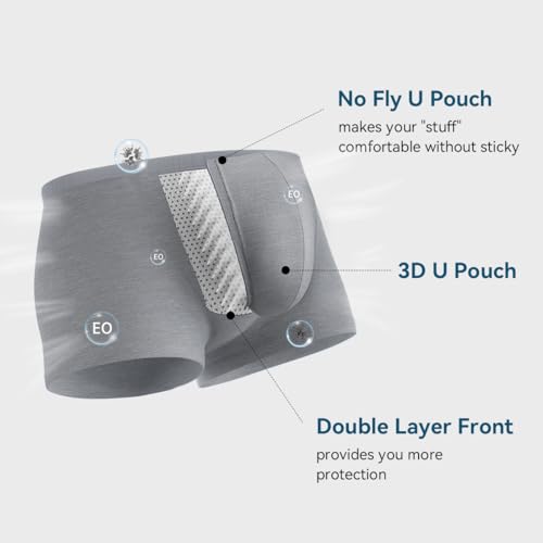 10 Pack Mens Disposable Underwear, Cotton Portable Boxers Briefs for Travel/Fitness/Emergency/Hospital Stays4