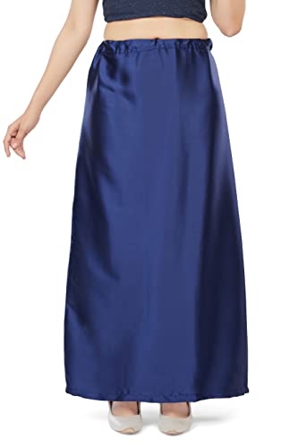 Image of Madhu Fashion Women's Satin Saree Petticoat Saree Underskirt
