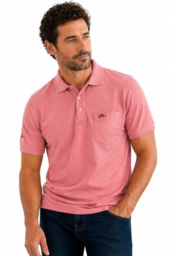 Image of Men Regular fit Polo Neck Front Pocket ||Pocket Embroidery Casual Wear||Half Sleeve Side on Sleeve Embroidery|| Button Closer t Shirt for Men