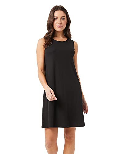 32 Degrees Women's Soft Rib Swing Dress |4-Way Stretch | Moisture Wicking