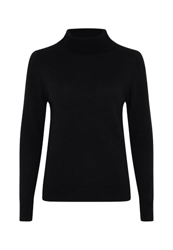 Image of Style & Republic Women's 100% Cashmere Slim Turtleneck Pullover Sweater | Classic Fit, Premium Knit Jumper, Ultra Soft Feel, Lightweight Warmth, Naturally Breathe, Easy Layering, Autumn Winter Spring