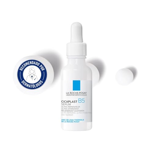 La Roche Posay Sérum, Repara e Hidrata intensamente, Fórmula Avanzada para una Piel Más Suave y Luminosa, Enriquecido con Vitamina B5, Cicaplast B5, 30 ml
