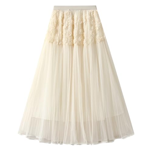 Jupe en tulle pour femmes avec taille élastique confort absolu