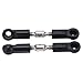Turnbuckle Pull Rod, Steering Linkages Arm Tie Rod Ends, Servo Link Rod, 2Pcs RC Car Tie Rod Pull Spare Parts Model Accessories Replacement for 104072â€‘2095