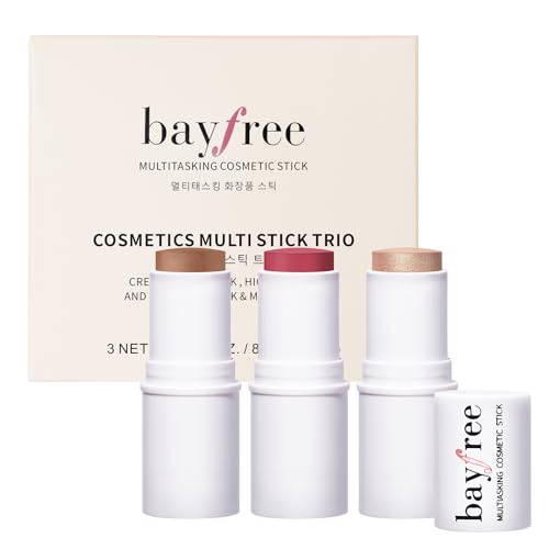 bayfree 3 PCS Makeup Cream Contour Stick Set