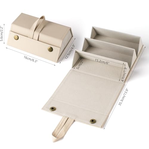 Image of Sunglasses Travel Case,Foldable Eyeglasses Case, Portable Multiple Glasses Case for Women Men Girls