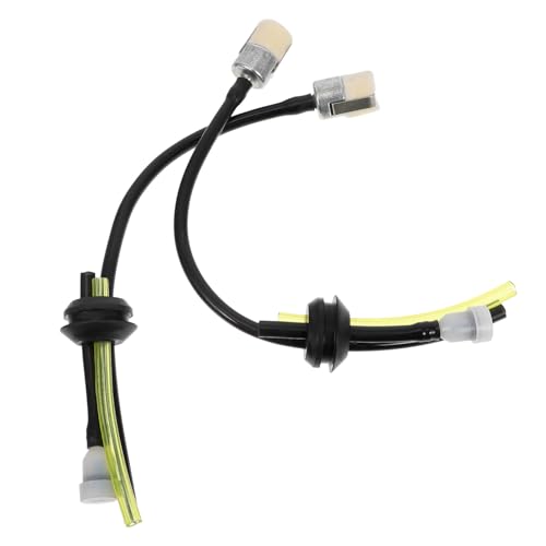 Alasum 2個 芝刈り機用孔燃料ホース 簡単取付 小型エンジン対応 草刈り機 刈払機用 燃料ライン交換キット ガスホースアクセサリ