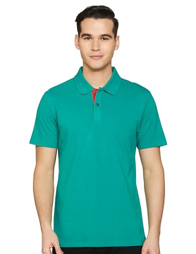 Image of FYLTR Men's Casual Polo T-Shirt with Contrast Placket | Polo - T-Shirt for Man | T-Shirt for Men