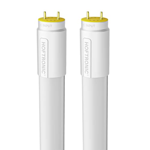 HOFTRONIC - 2er Set LED Röhre 120cm - 18 Watt 3600 Lumen (200lm/W) - Super Bright - 4000K - Ersetzt 120W (120W/840) Leuchtstoffröhre - Flimmerfrei - Neonröhre - LED Tube Inkl. Dummy Starter