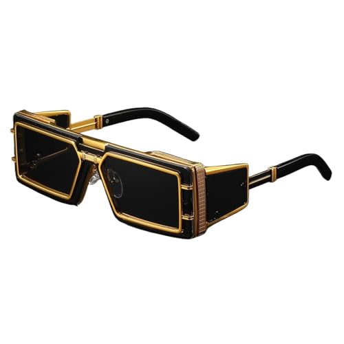 Lunettes de soleil carrées pour éliminer les reflets avec style punk