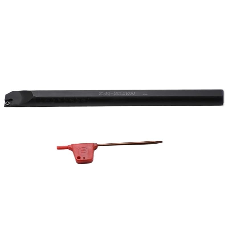 1pc S08K-SCLCR06 Lather Tool Holder 95 Degrees Internal Turning Tools Boring Bar Turning Tools Lather Holder for CCMT060204/08(S08K-SCLCL06)