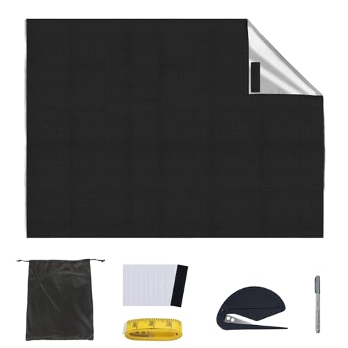 Tende oscuranti, 145 x 200 cm, in tessuto Oxford, con chiusura a tocco e sacchetti di stoccaggio, tagliate a qualsiasi dimensione, pellicola oscurante portatile per camera da letto per viaggi