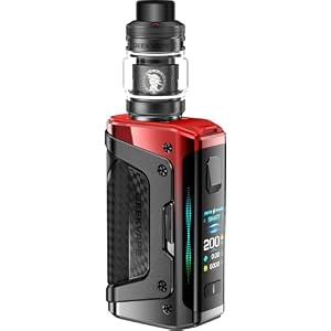 GEEKVAPE Aegis Legend 5 Kit | 200W Aegis Legend 5 TC Box Mod + 7ml GeekVape Z Sub Ohm Tank 5 (Z0.2 XM + 0.4 XM Boost Coil), Sans nicotine,San Batterie