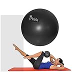 Material antideslizante: fabricado en PVC ambiental, suave e inodoro, la pelota Pilates es resistente a las explosiones y ofrece un buen agarre, ideal para ejercicios en el suelo para perfeccionar la postura. Entrena en cualquier lugar; en el jardín, en casa, en la oficina..